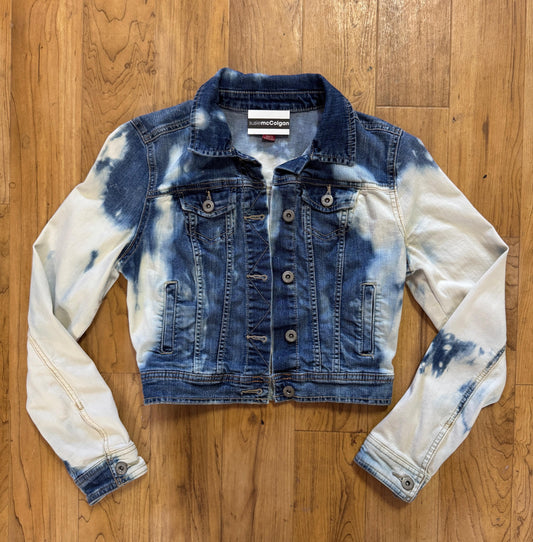 Cloudburst Cropped Denim Jacket