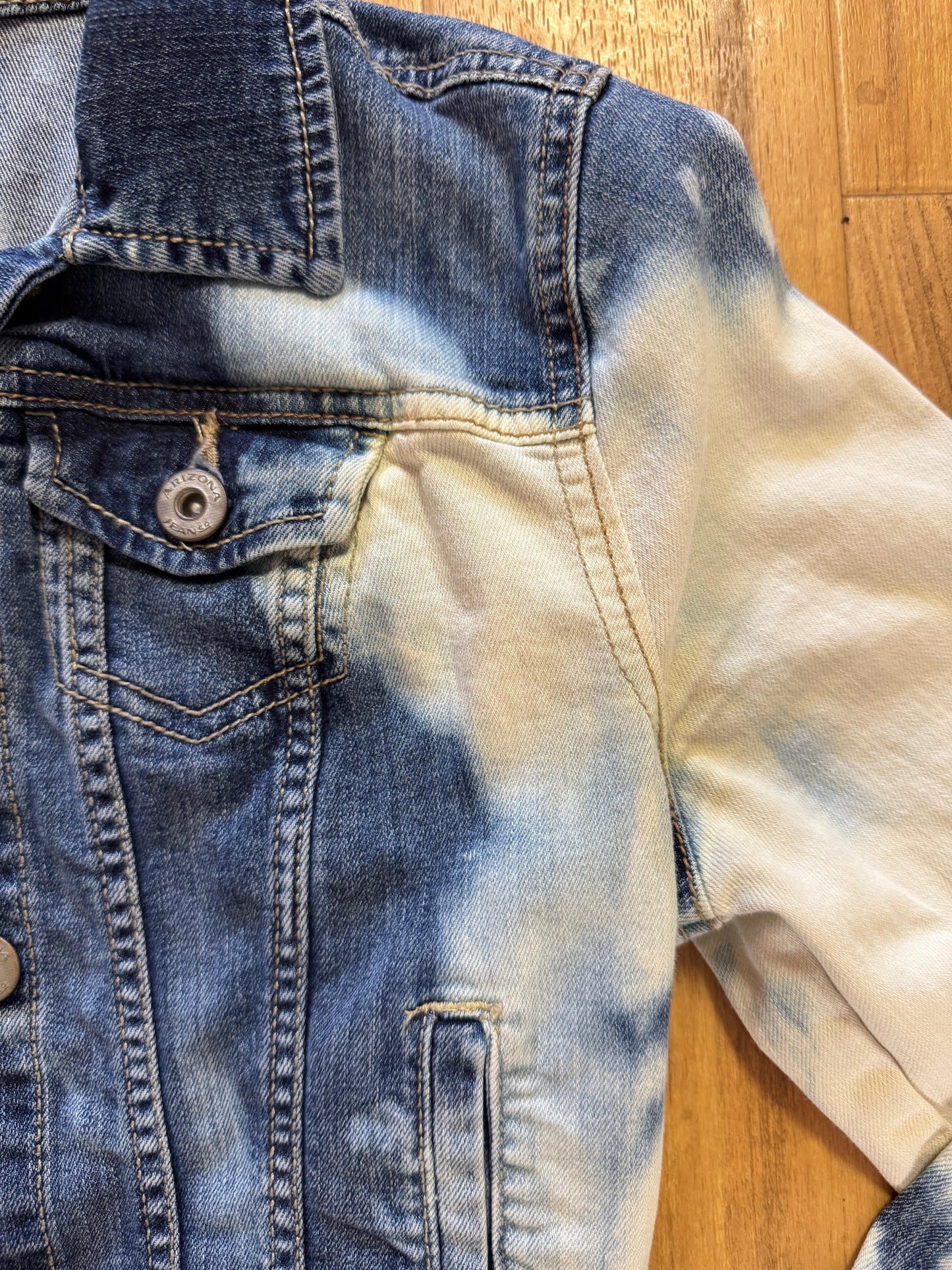 Cloudburst Cropped Denim Jacket
