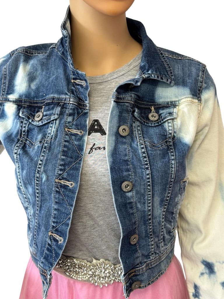 Cloudburst Cropped Denim Jacket