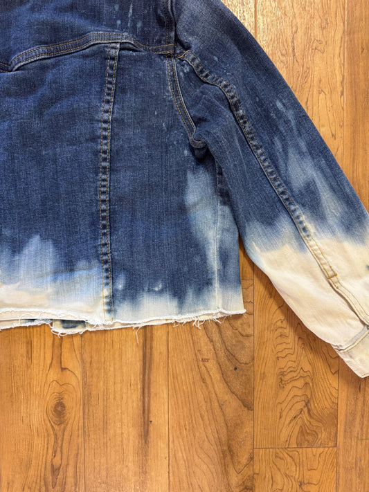 Dreams Rising Cropped Denim Jacket